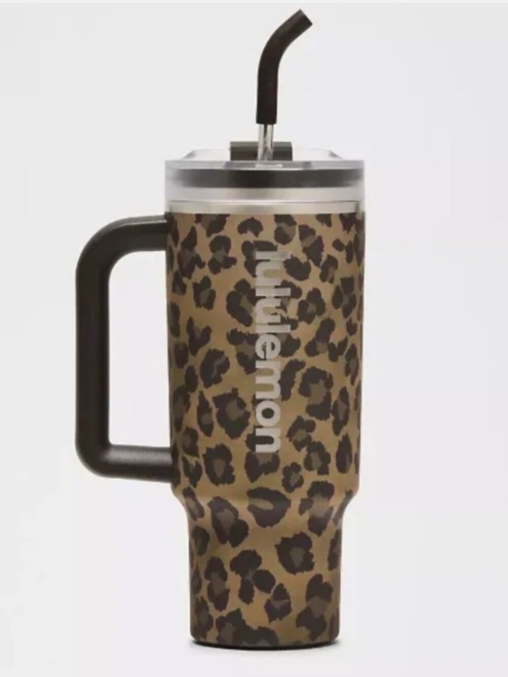 Lululemon Insulated Tumbler 40oz True Leopard NWT